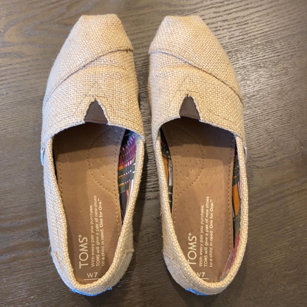 Toms Alpargata Woven Slip-ons in Tan 7